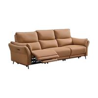 CHEERS 芝华仕 头等舱意式简约科技布艺电动功能沙发家用客厅大户型家具30107 云峰白-三人位单电动 7天内发货