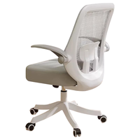 卓博电脑椅家用学习椅升降椅人体工学座椅靠背椅子转椅BT18灰色逍遥款