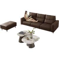  顾家家居 KUKA  90.DK.1179 现代百搭沙发脚凳 深木棕