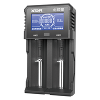 XTAR ET1 锂电池充电器 黑色 2槽