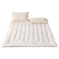 多喜爱 床垫床褥 新疆棉花填充 可折叠防滑床垫 0.9米床90*195cm