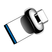 aigo 爱国者 256GB Type-C USB3.2 手机U盘 U358 银色