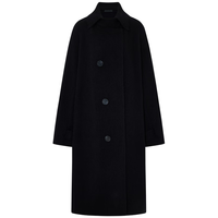 MO&Co.【C+系列】针织大衣2025冬含牦牛绒挺括毛衣外套MBE4CAR047 黑色 S /160