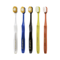 惠百施（EBISU）宽头48孔超软毛3支+绒感2支细腻呵护牙龈成人牙刷套装5支 特惠【舒适备护】超软毛组合 5支