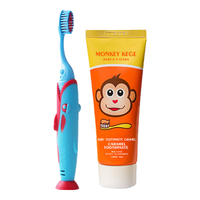 DenTek 德泰克 儿童鲨鱼软毛牙刷4支＋成人牙刷 1支