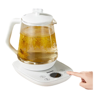 松下养生壶家用热水壶办公室智能恒温烧水壶 玻璃煮茶壶1.7升容量