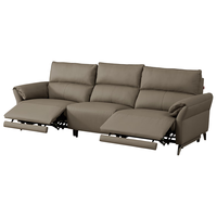  顾家家居 KUKA  90.YG.6177 电动功能沙发 三人位左电动 头层皮柔空白 常规款