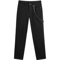 GXG男装 黑色直筒牛仔长裤 冬季GEX10525994 黑色 M