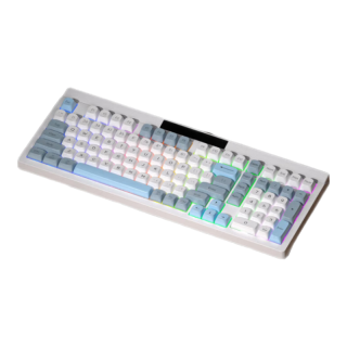 狼途 RGB灯效 无线键盘  蓝天 RGB