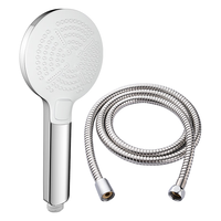 FAENZA 法恩莎 淋浴增压花洒喷头加压卫浴手持花洒两件套莲蓬头淋浴器按键控制