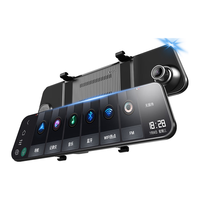 凌度行车记录仪AR实景导航智能后视镜12英寸流媒体 高清夜视 语音导航测速HS996A 前后双录 12英寸超清(双镜头 ) +64G卡+3年流量卡