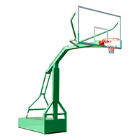 博森特（BOSENTE） 篮球架 成人标准户外移动蓝球架 家用室外篮球架子 篮球框 绿色平箱篮架