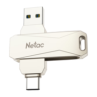 Netac 朗科 U782C USB 3.0 U盘 银色 512GB Type-C/USB双口