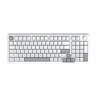 惠普 K10G-98L 有线机械键盘 四层消音结构 白灰