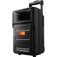 SANSUI/山水 便携式蓝牙音箱+无线麦克风+遥控器