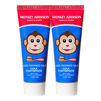 德泰克DenTek儿童牙刷细软毛护龈适用3-12岁小孩宝宝口腔清洁牙刷组合 【含氟款】儿童牙膏 2支