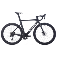 SAVA 萨瓦 24速电变碳纤维公路自行车喜玛诺7170电子变速竞速级赛车破风 曜岩黑-禧玛诺电变7170