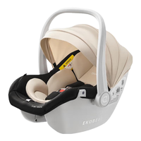 怡戈（Ekobebe）婴儿提篮式座椅新生儿睡篮车载汽车宝宝座椅摇篮0-15个月 舒脊版-i-size认证