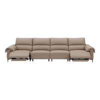  顾家家居 KUKA  90.DK.6212 电动功能沙发 四人位2电动 燕麦色