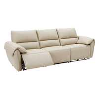  顾家家居 KUKA  90.DK.6235 电动功能沙发 四人位双电动 魅影黑