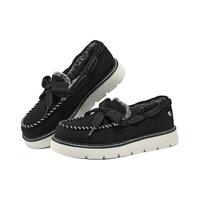 斯凯奇(Skechers)女士休闲乐福鞋114765 黑色/BLK 36
