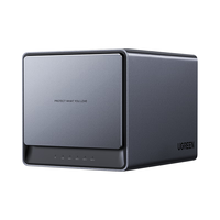 绿联（UGREEN） 私有云DX4600数据8G版Nas网络存储服务器四核4盘位家庭个人云网盘相册备份 电脑文件同步 DX4600【8T版】配2*4TB酷狼硬盘