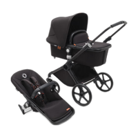 bugaboo FOX CUB 荷兰全功能高景观婴儿推车可坐躺 黑架午夜黑布组