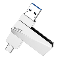 忆捷（EAGET）2TB USB3.2 Gen2 Type-C双接口 SU60高速固态U盘大容量读速560MB/s手机电脑两用办公优盘移动