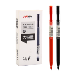 得力 A566 拔帽中性笔
