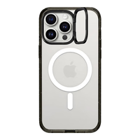 CASETIFY 基础款透明防摔手机壳 适用iPhone16/15/14/Pro/Max 苹果手机壳 透明黑框开窗支架Magsafe iPhone 15