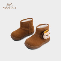 保暖服饰：YeeHoO 英氏 儿童加绒短靴雪地靴