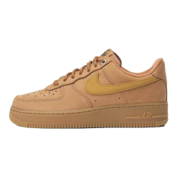 NIKE Air Force 1'07 Wb 女子休闲运动鞋 FZ7372-200 亚麻/麦黄/橡皮浅褐/黑/团队金 37.5