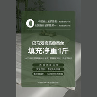 水星家纺 A类100%巴马双宫茧桑蚕丝被芯100支长绒棉蚕丝被 春/夏/秋/冬保暖