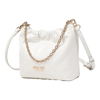 NINE WEST包包女款2025年最设计师款奢侈品女包斜挎包 米白色