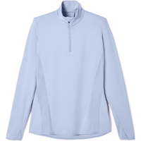 DECATHLON 迪卡侬 速干上衣女秋跑步长袖瑜伽服宽松训练健身服运动T恤RUNW 湖水蓝 36/XS