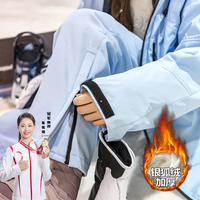 JLSO滑雪服女防风防水保暖内胆加厚户外款滑雪服套装男女同款外套 滑雪裤-男女同款-蓝色 XL 【125-145斤】