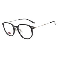 李维斯(Levi's)眼镜框近视眼镜架LV7146/807+依视路钻晶膜岩1.60镜片 807黑色