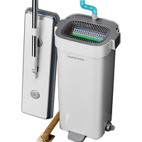 Joybos 佳帮手 拖把家用一拖净免手洗2023带桶平板墩拖布懒人拖地洗衣机式刮刮乐 40cm拖头+组合双刮刀+2拖布