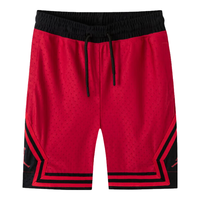 JORDAN耐克童装男童女童Jordan透气运动短裤2022夏季儿童针织裤子 B136杰斯特红 110(4) 
