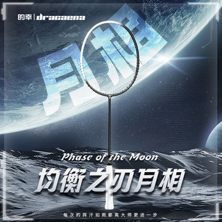 的幸【均衡之刃】月相羽毛球拍超轻专业进阶全碳素耐用单拍小铁锤