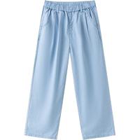 巴拉巴拉女童牛仔裤儿童裤子2025春夏装中大童长裤薄款直筒裤