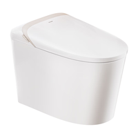 浪鲸（SSWW）卫浴全智能马桶易洁无棱清洗烘干一体泡沫盾UV杀菌全自动坐便器 058B【全智能|UV杀菌+泡沫盾+轻易冲】 400mm