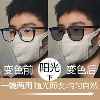Miyabi/雅 智能感光变色 非球面防蓝光 近视眼镜框