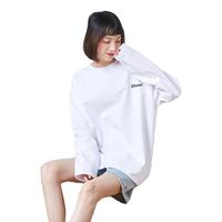 唐狮 |年T恤女式长袖打底衫女秋装韩版宽松慵懒风百搭上衣