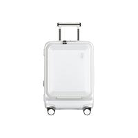 莎米特前开盖行李箱旅行箱可扩容20寸登机箱纯pc24寸拉杆箱万向轮
