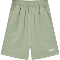 鸿星尔克（ERKE）儿童男童运动短裤运动休闲短裤百搭薄款短裤 胶囊绿 140