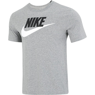 耐克（NIKE）官网T恤男士 2023夏季新款运动时尚休闲半袖篮球服舒适透气短袖 AR5005/全棉亲肤/灰色/店长推荐 M(170/88A)