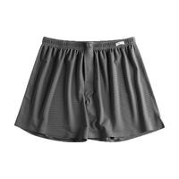 俞兆林(YUZHAOLIN)【2条】阿罗裤男士内裤男冰丝平角加大码青年无痕睡短裤宽松 L(100-130斤)