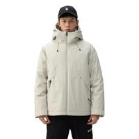 男士时尚休闲羽绒服简约纯色连帽挺括有型户外运动都市潮流短款