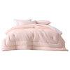 水星家纺 冬季泡芙纤维被 粉色 150*210cm